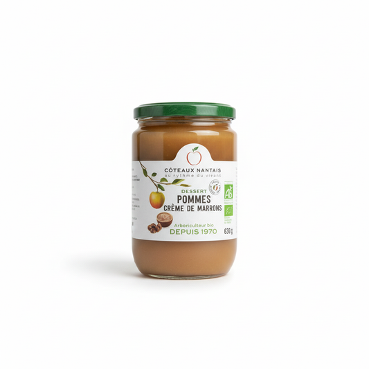 Puree pommes et creme de marrons
