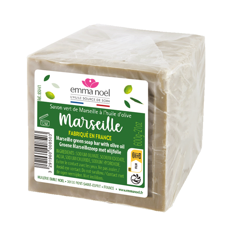 Emma Noël -- Savon vert marseille - 600 g